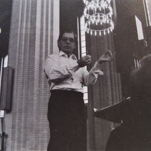 1971. 20 års jubilæumskoncert i Grundtvigskirken - prøve