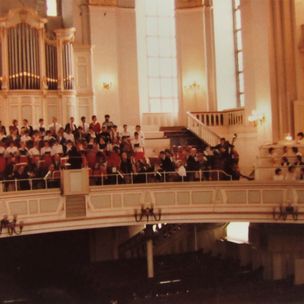 1984 Hamburg - koncert i Michaeliskirken - prøve